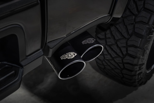 Branded MBRP exhaust tips